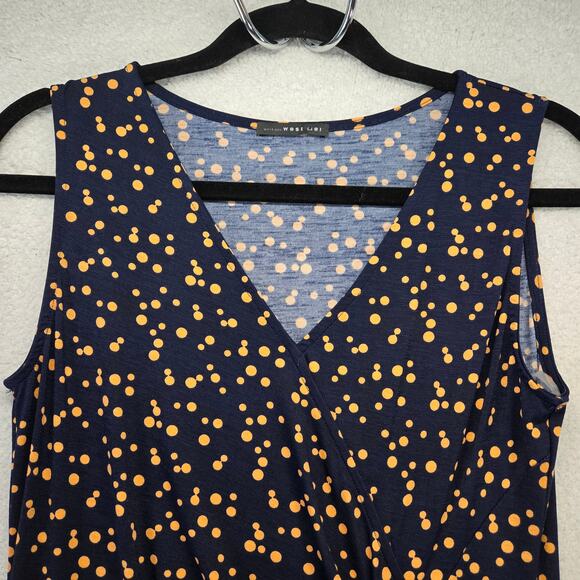 West Kei Wrap Dress Womens S V Neck A line Polka Dot Nordstrom New - Picture 2 of 13